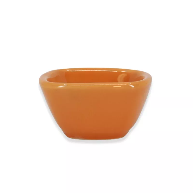 Diversified Ceramics DC360 Pumpkin 3 oz Square Ramekin