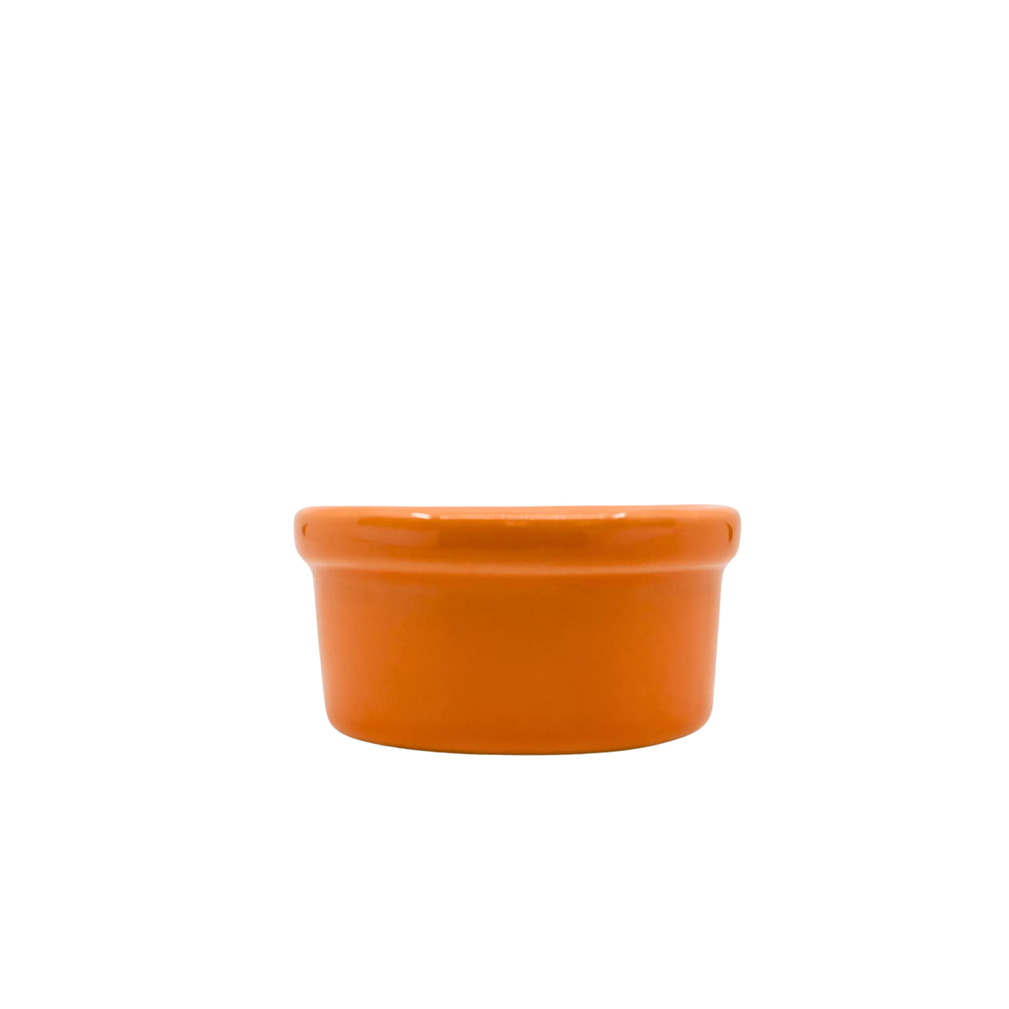 Diversified Ceramics DC362 Pumpkin 2.5 oz Plain Ramekin