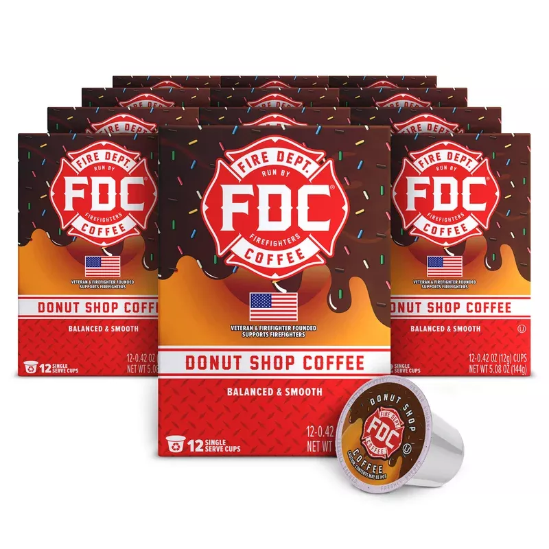 Donut Shop Coffee Pods, 12 Boxes (144 Cups)