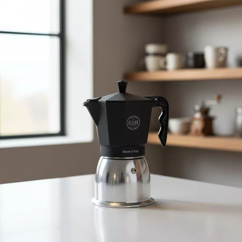 E&B Lab – Induction Moka Pot – 3 Cup