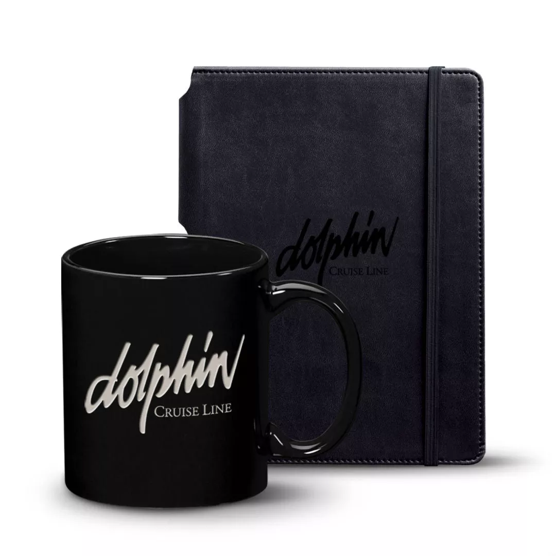 Eccolo Tempo Journal/Malibu Mug Set