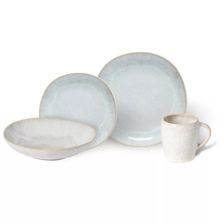 Eivissa Four-Piece Dinnerware Place Setting with Pasta Bowls