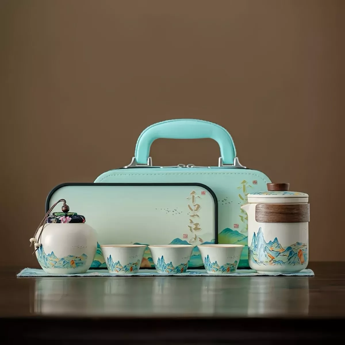 Emerald Mountain Portable Gongfu Brewing Set