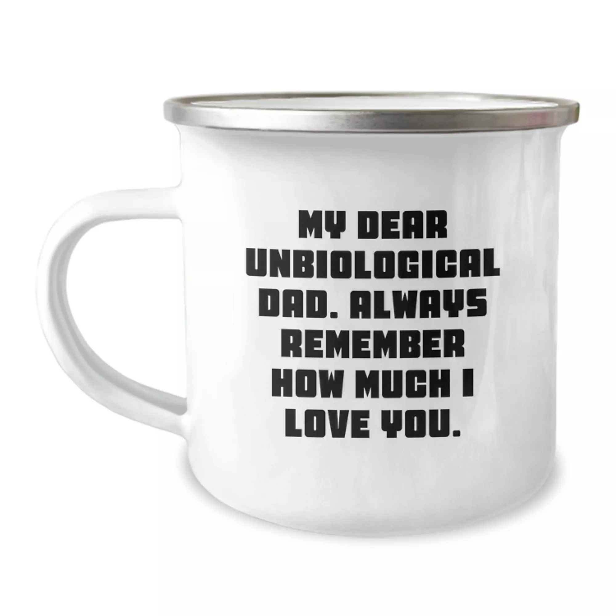Endearing Unbiological Dad Camping Mug