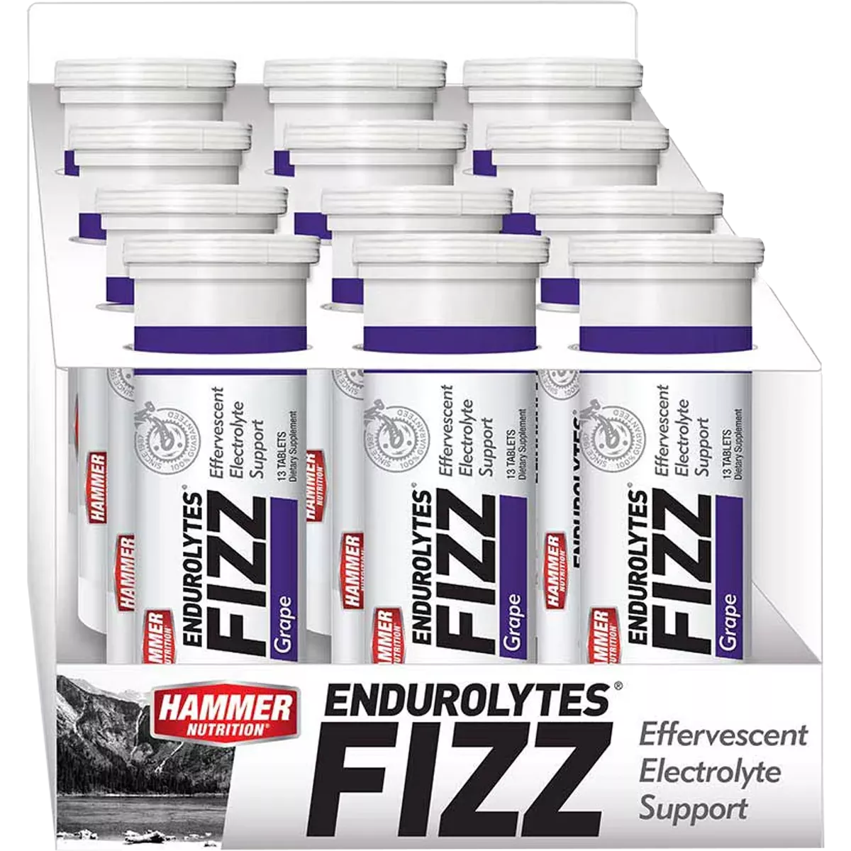 Endurolytes Fizz|Grape&Lemon Lime&Grapefruit&Cola&Mango|12 Pack&Single Tube