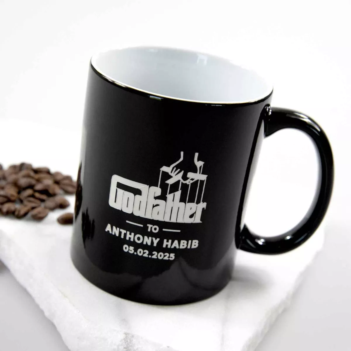 Engraved Godparent Coffee Mug Gift