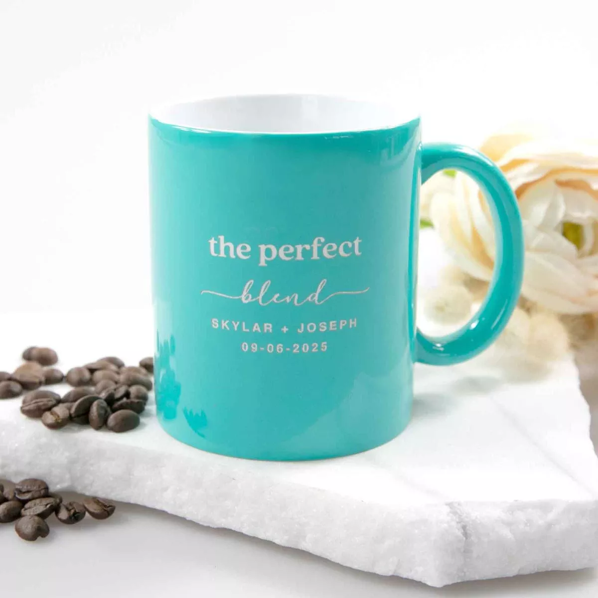 Engraved Wedding Coffee Mug Gift