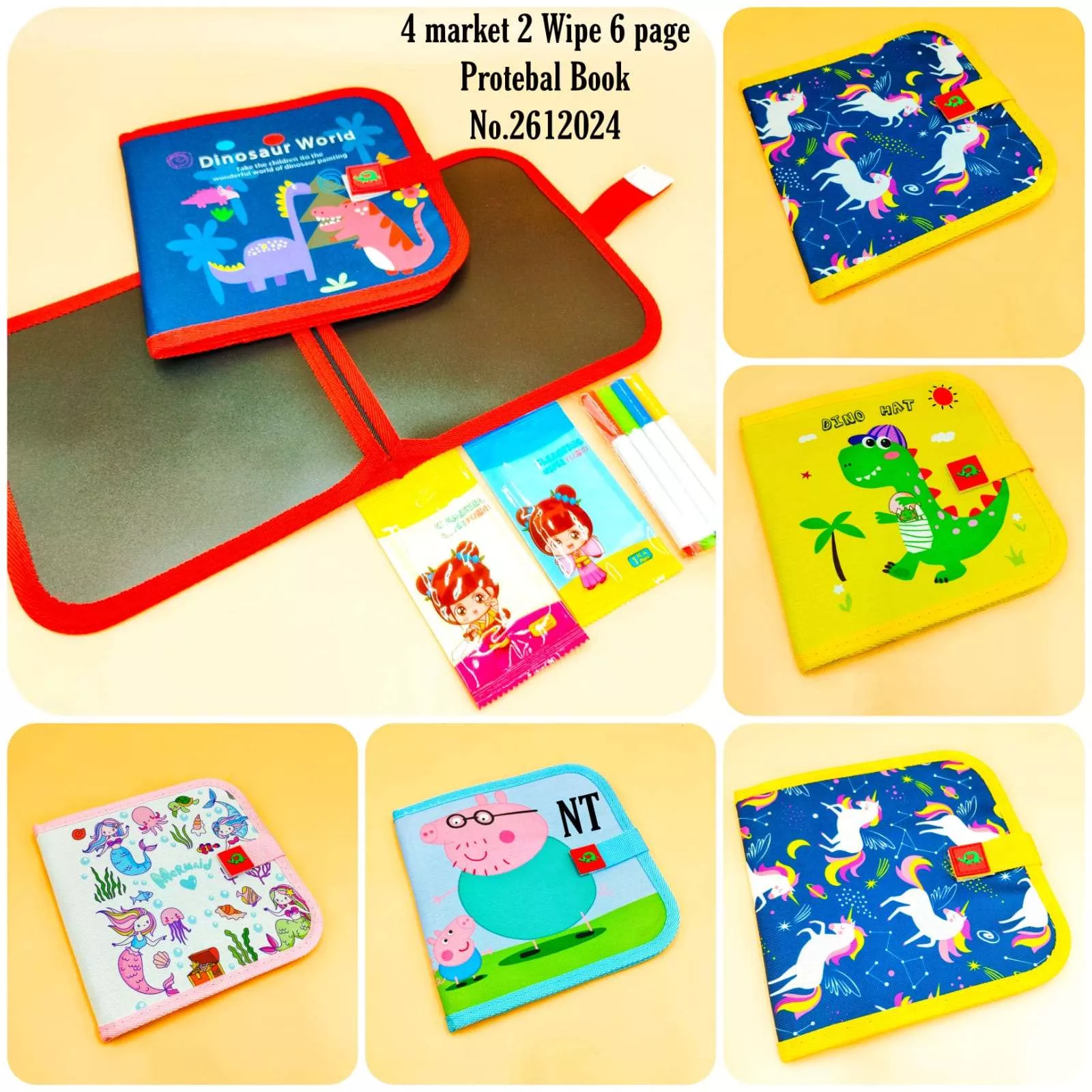 Erasable Doodle Book for Kids - Fun Activities
