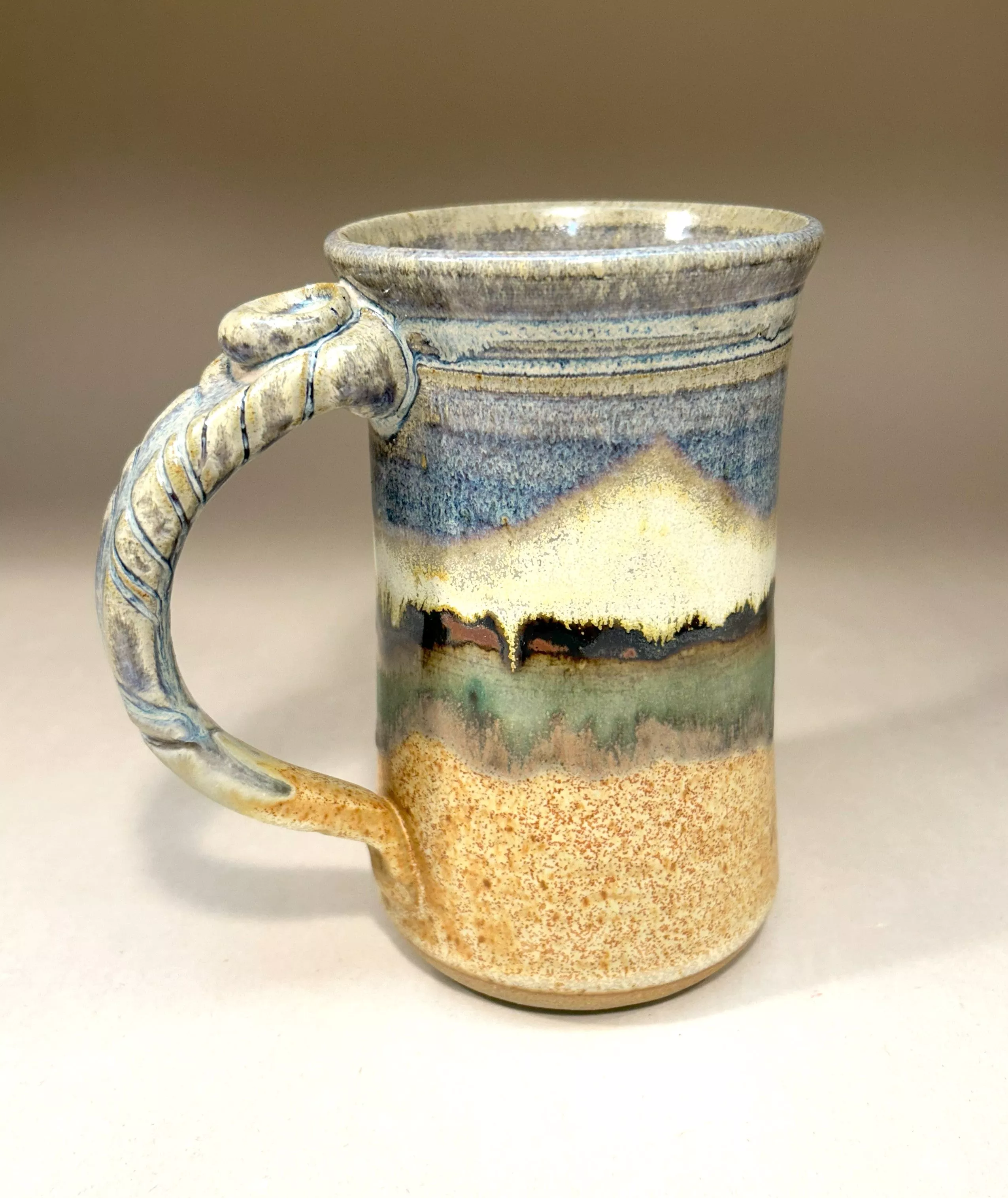 Extra Large Pottery Mug Perfect for Coffee, Tea, and More