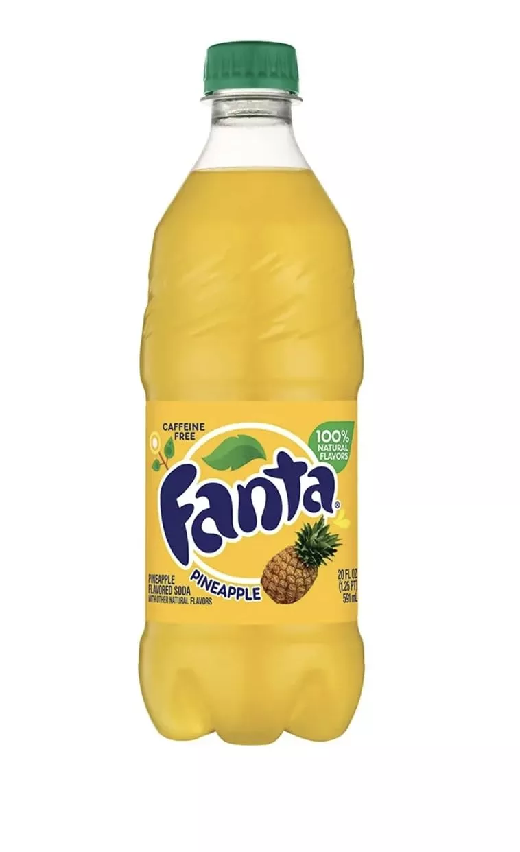 Fanta Pineapple 20 oz Bottles 24/Pack