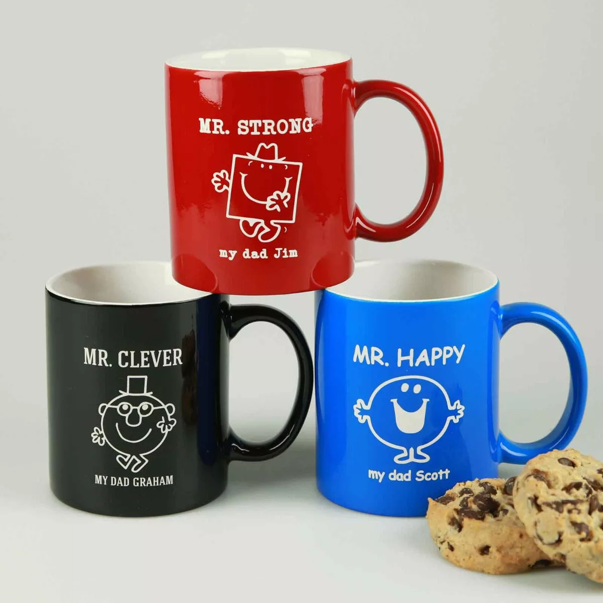 Father's Day Engraved Character Coffee Mug