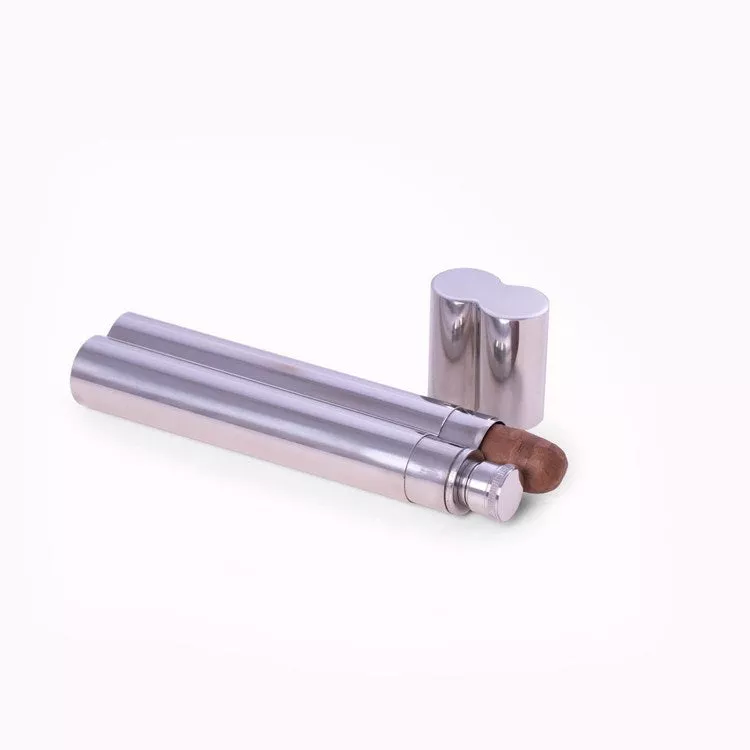 Felix Flask and Cigar Tube