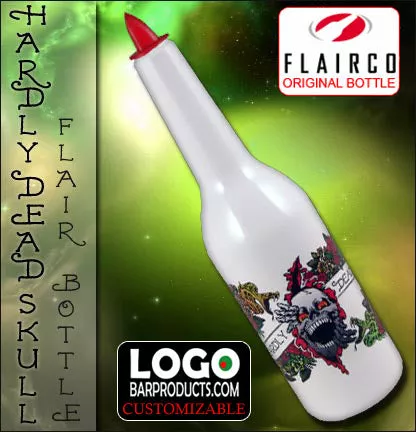 Flair Bottle - Hardly Dead Skull
