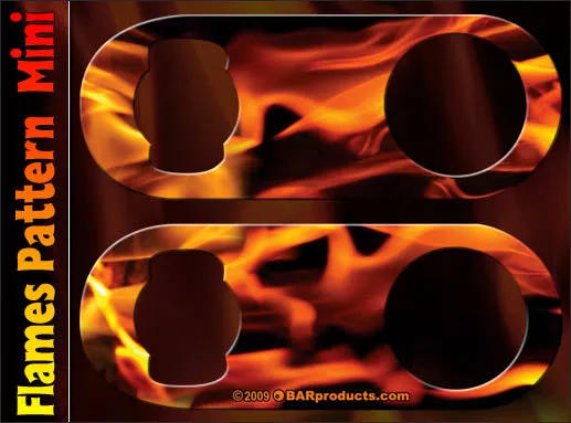Flames Mini Bottle Opener