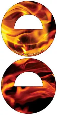 Flames Round Bottle Opener