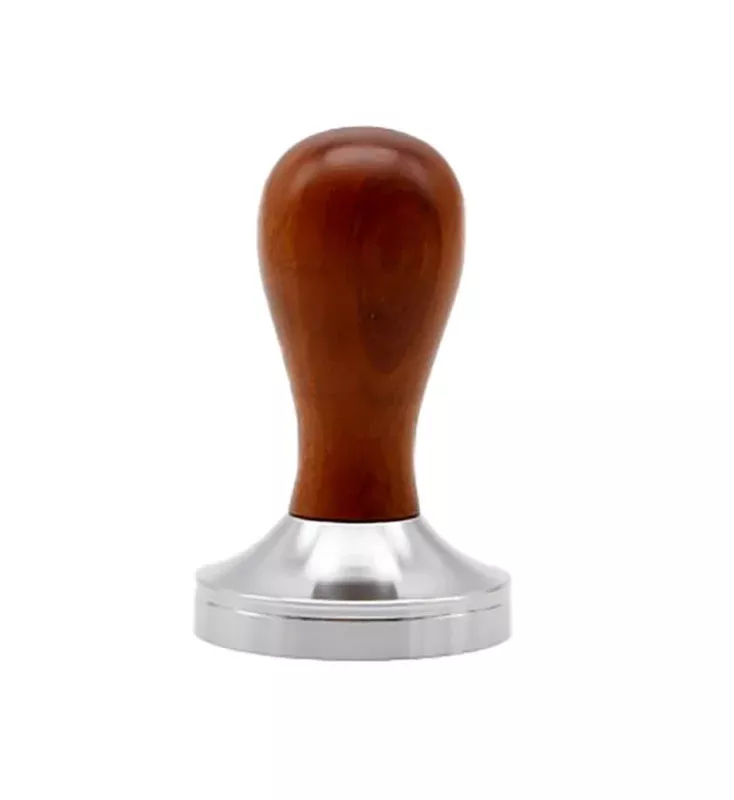 Flat Base Tamper 58mm Wood