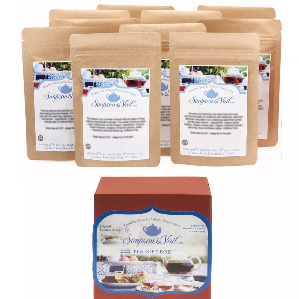 Flavored Black Tea Sampler Box - 10 packages