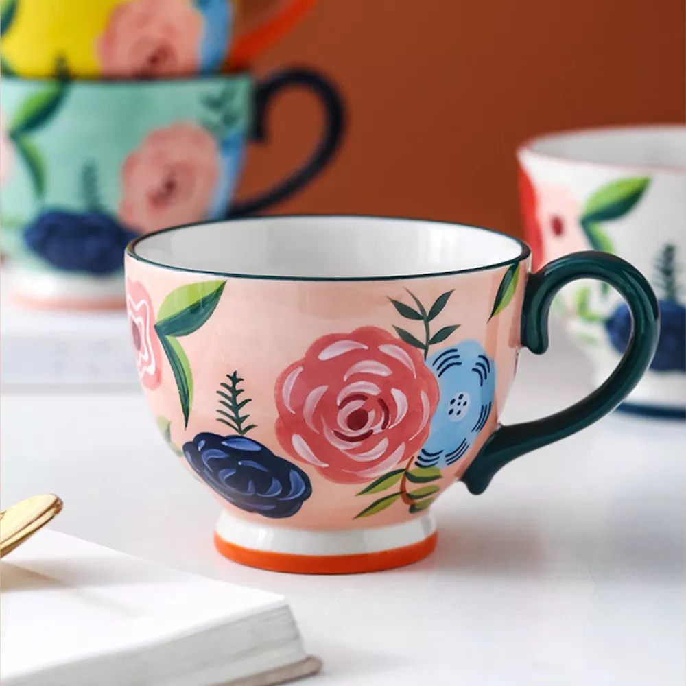 Floral Tea Cups|Autumn&Winter&Spring&Summer
