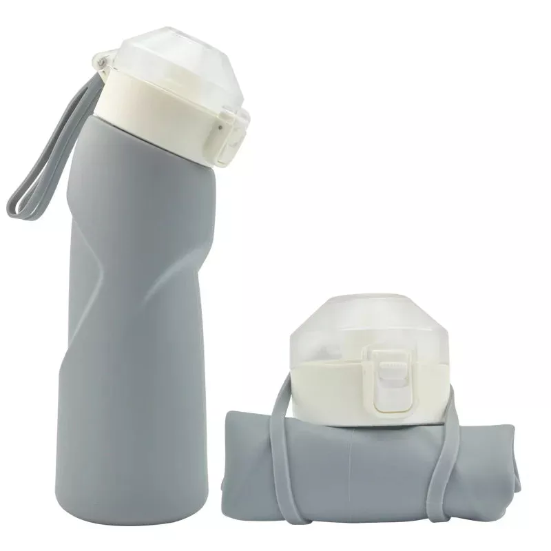 Foldable Silicone Bottle|Grey&Blue&Black