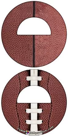 Football Pattern Round Bottle Opener