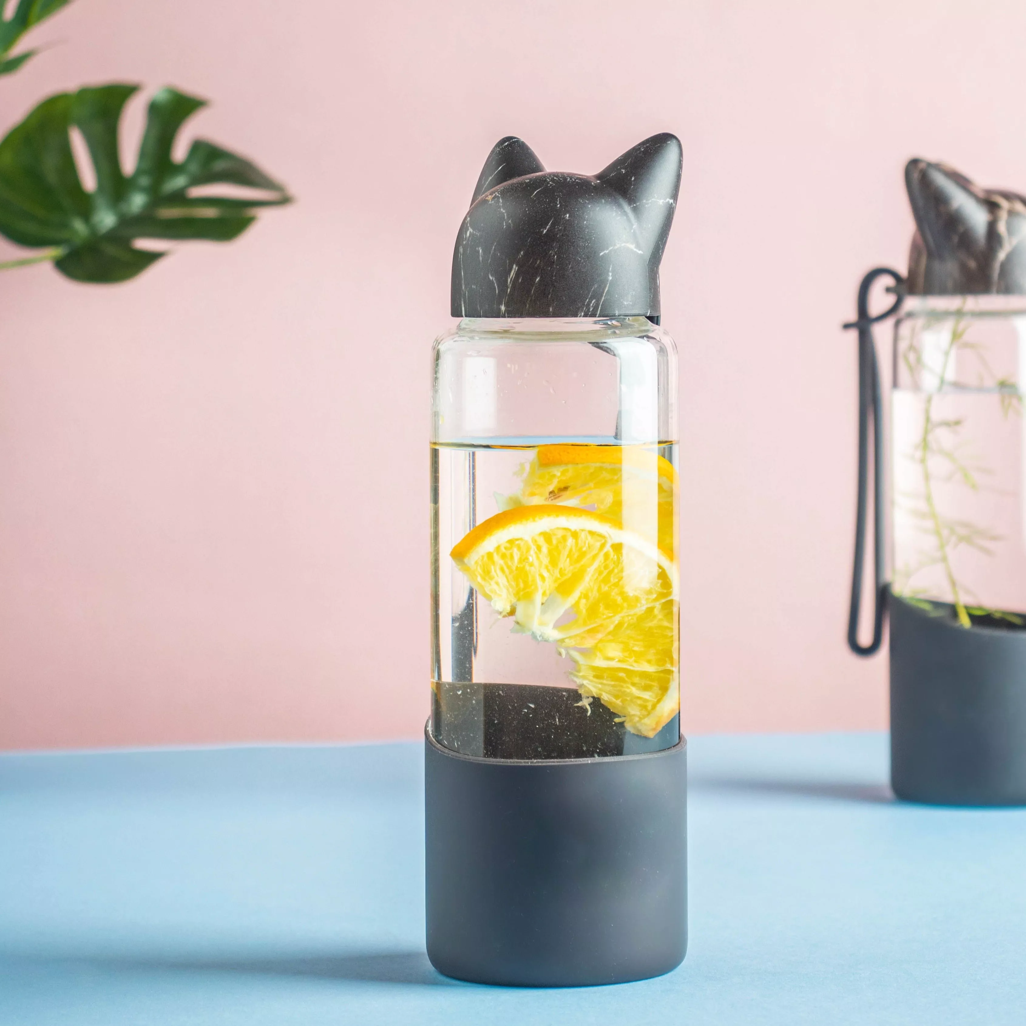 Fox ear Bottle|Brown&Black&Grey&White