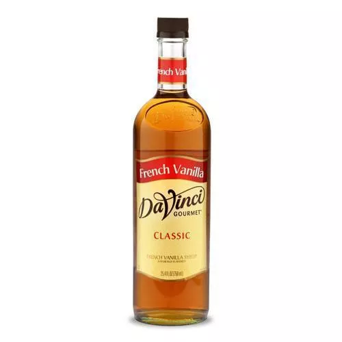 French Vanilla DaVinci Gourmet Syrup Bottle - 750mL