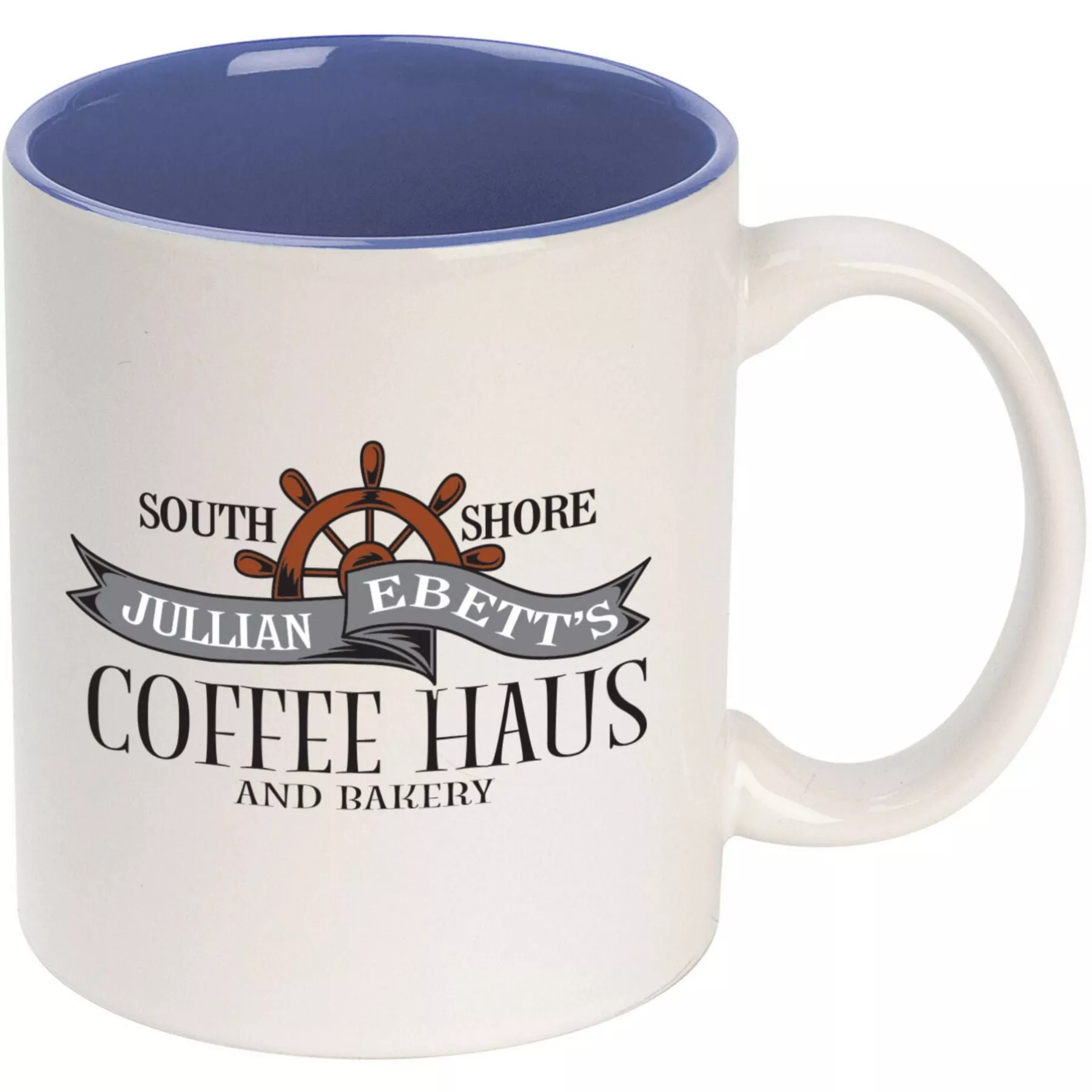 Full Colour Ceramic Colour Accent Mug 11 Oz