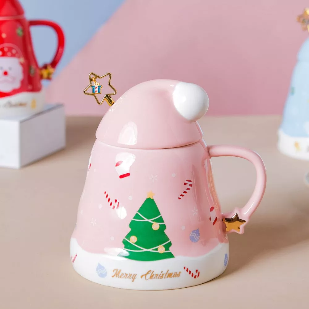 Fun Christmas Cup|Pink&Dark blue&Light blue&Red