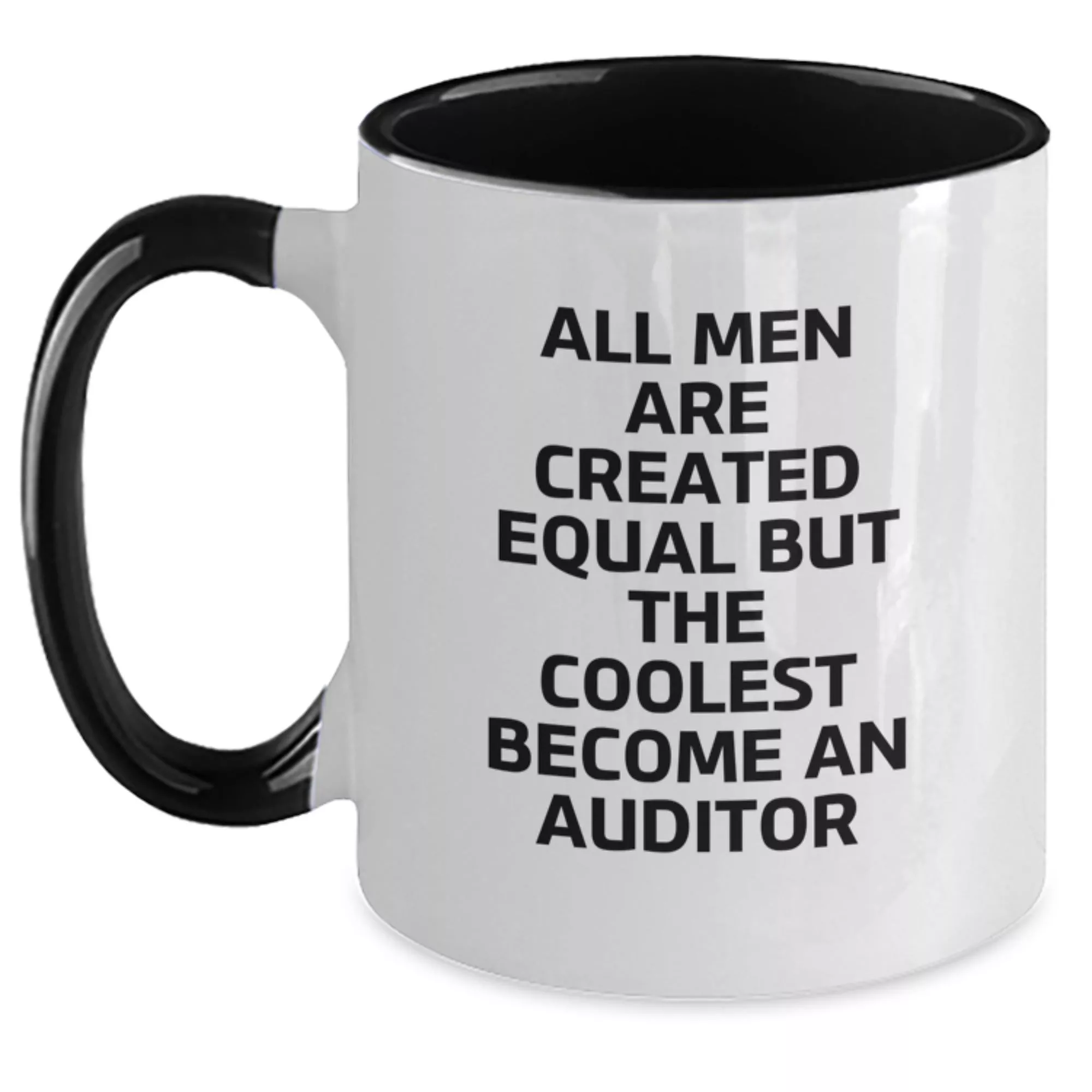 Funny Auditor Two Tone Coffee Mug