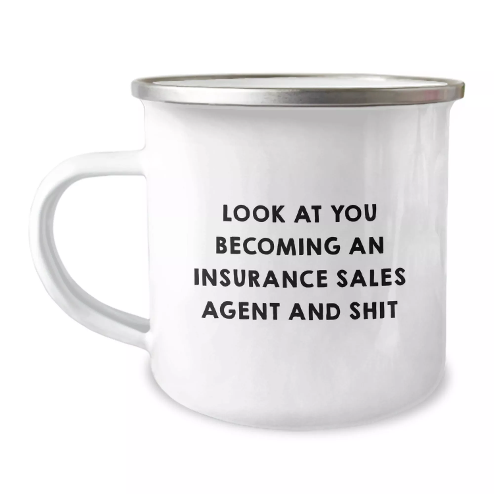 Funny Insurance Sales Agent Camping Mug