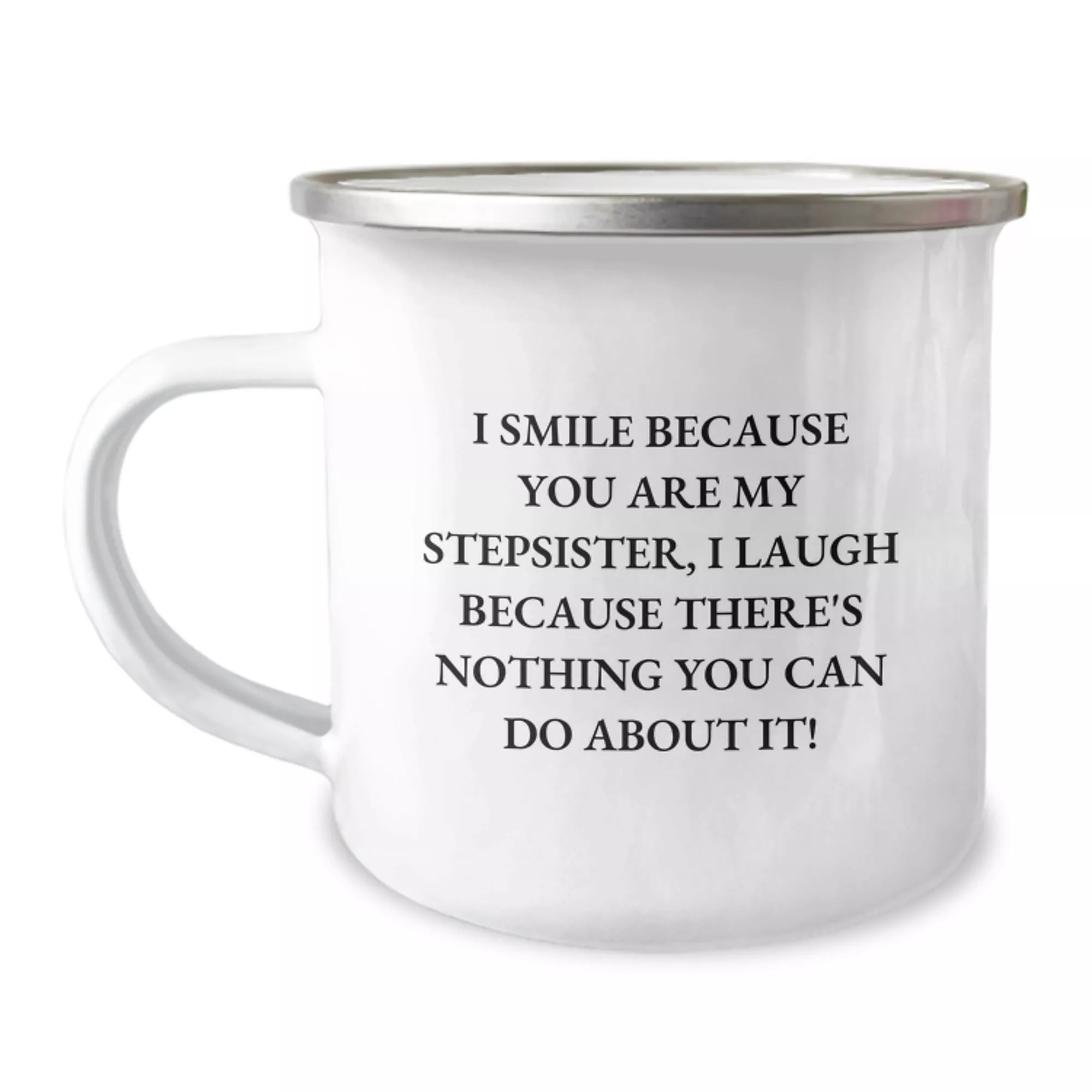 Funny Stepsister Christmas Camping Mug