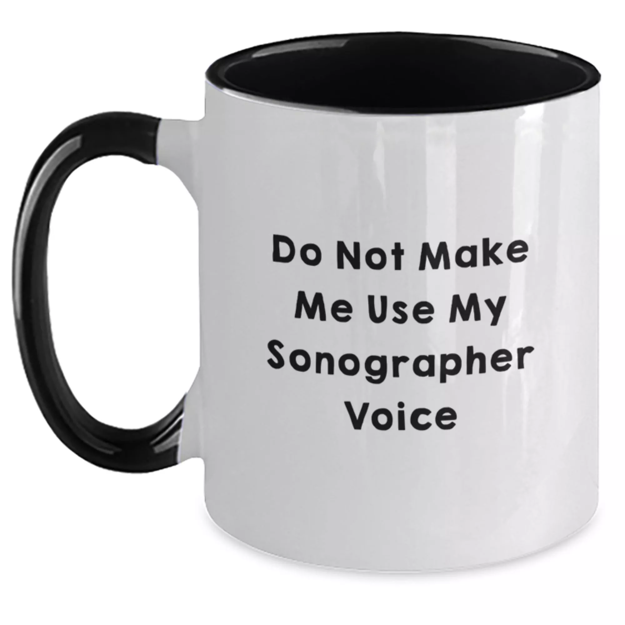 Funny Two-Tone Coffee Mug for Sonographers