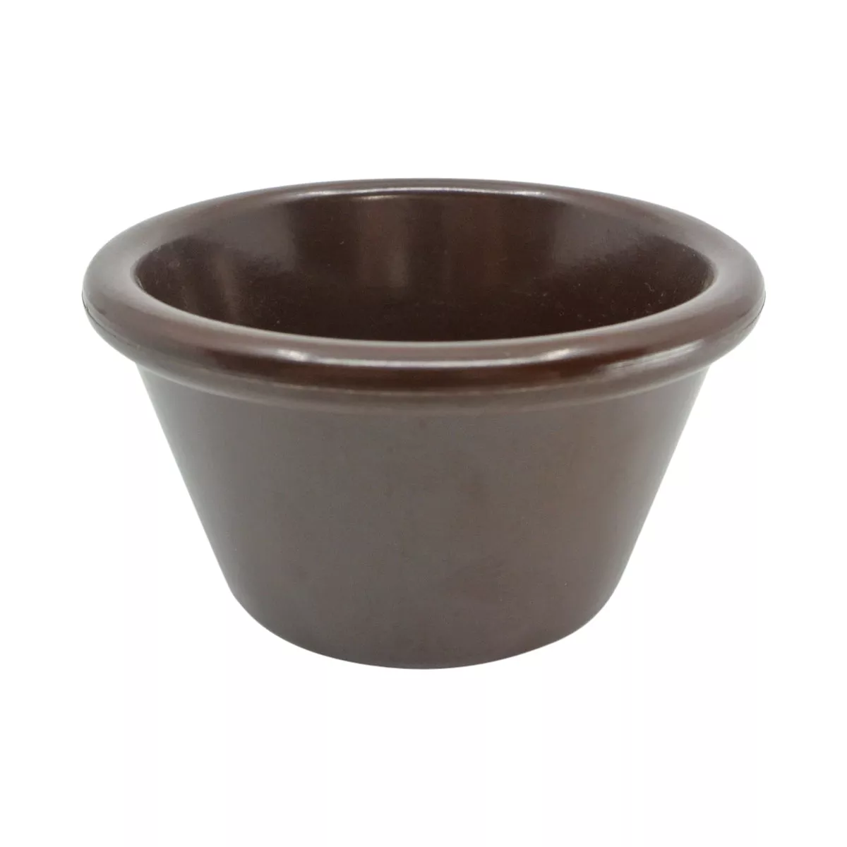Gessner 0393 3 oz Ramekins Smooth Side Brown