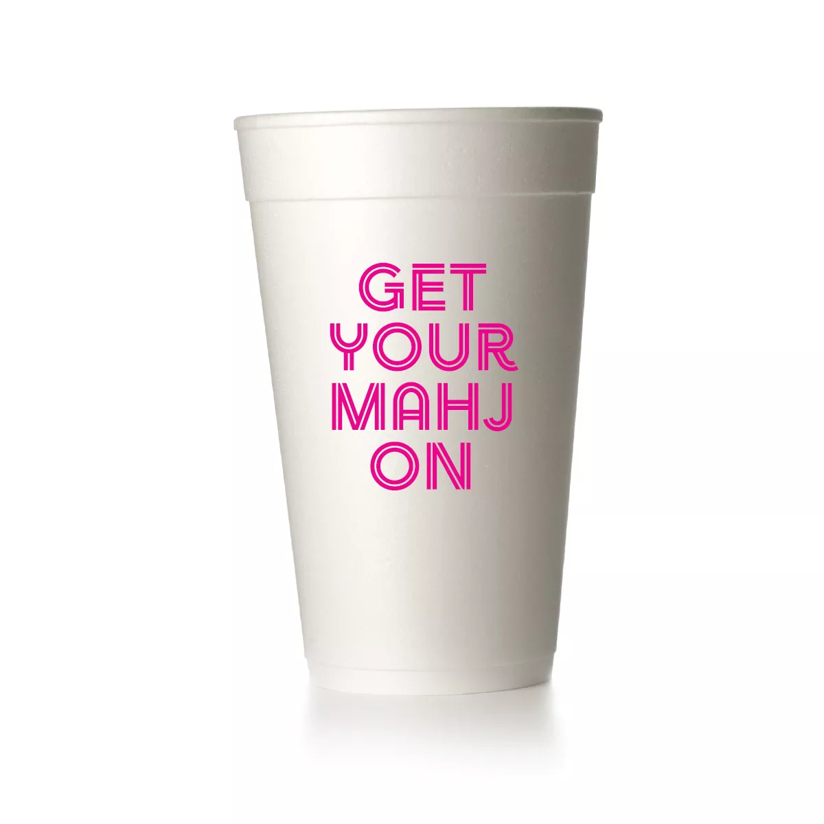 Get Your Mahj On Cups|Foam&Frost Flex