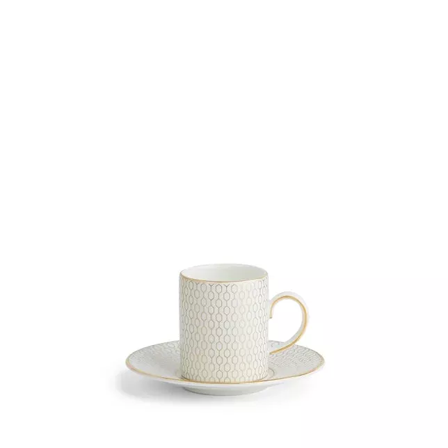 Gio Gold Coffee Cup & Saucer