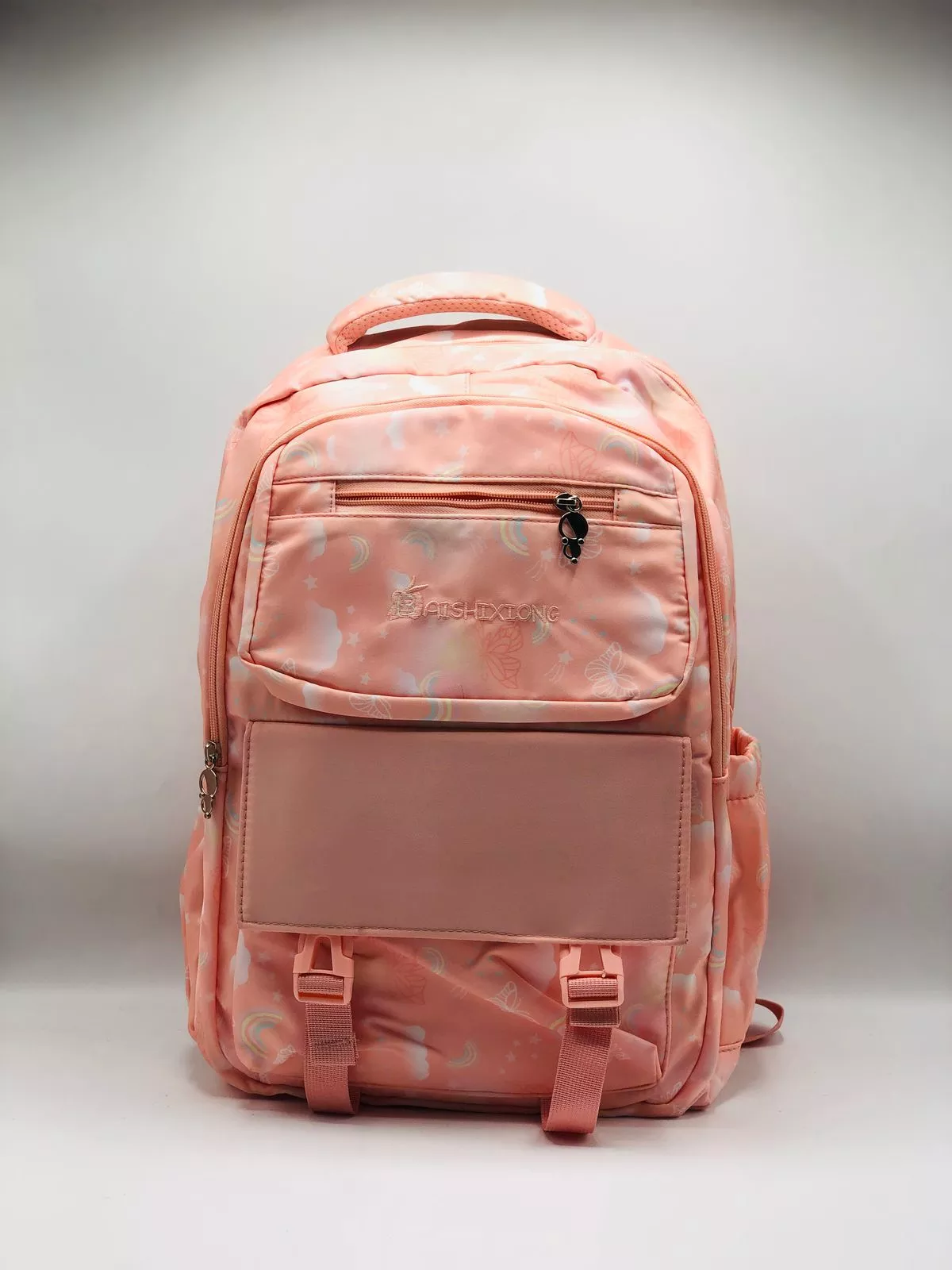 Girls Peach School Backpack Spacious & Stylish Design