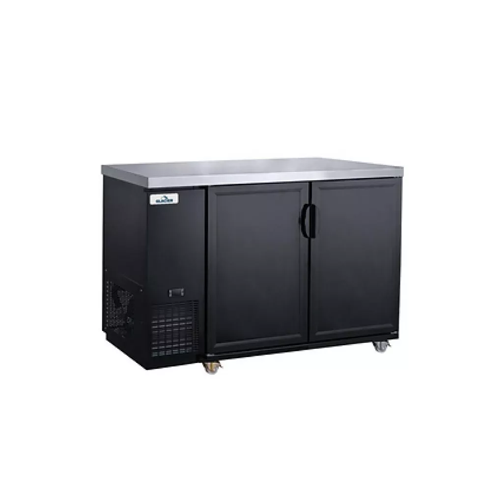 Glacier GBB-61 61 Solid Two Door Back Bar Cooler