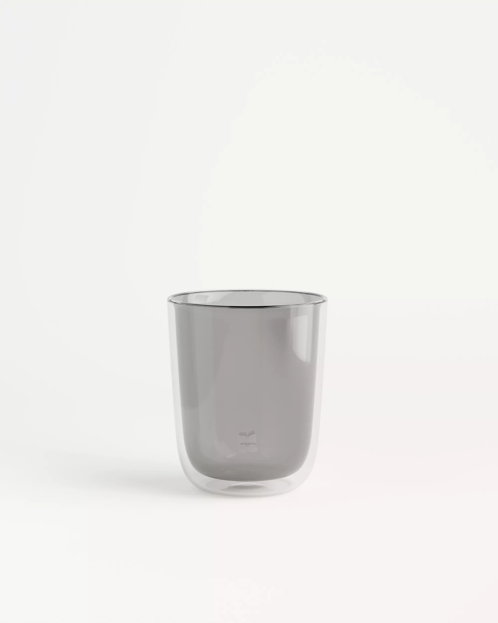 Glass Cup|12 oz|Black transparent