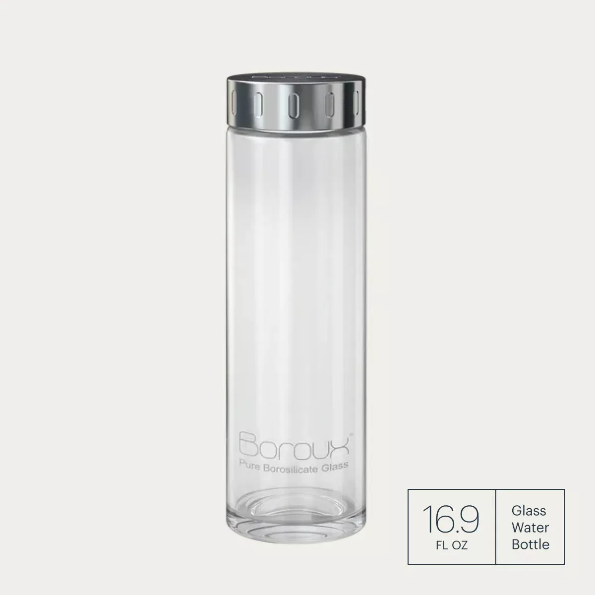 Glass Water Bottle - 16.9 fl oz