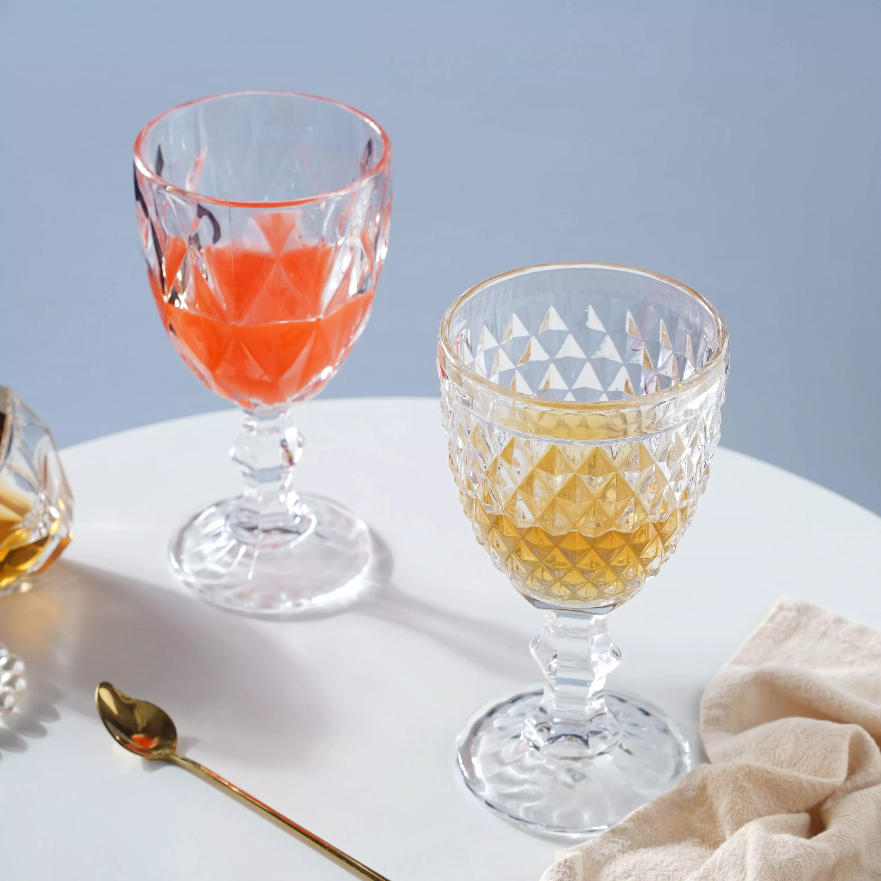 Glass For Wine|Small diamonds&Large diamonds