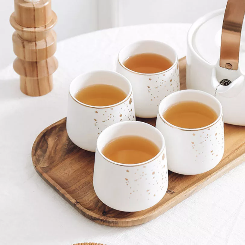Golden Dotted Mug