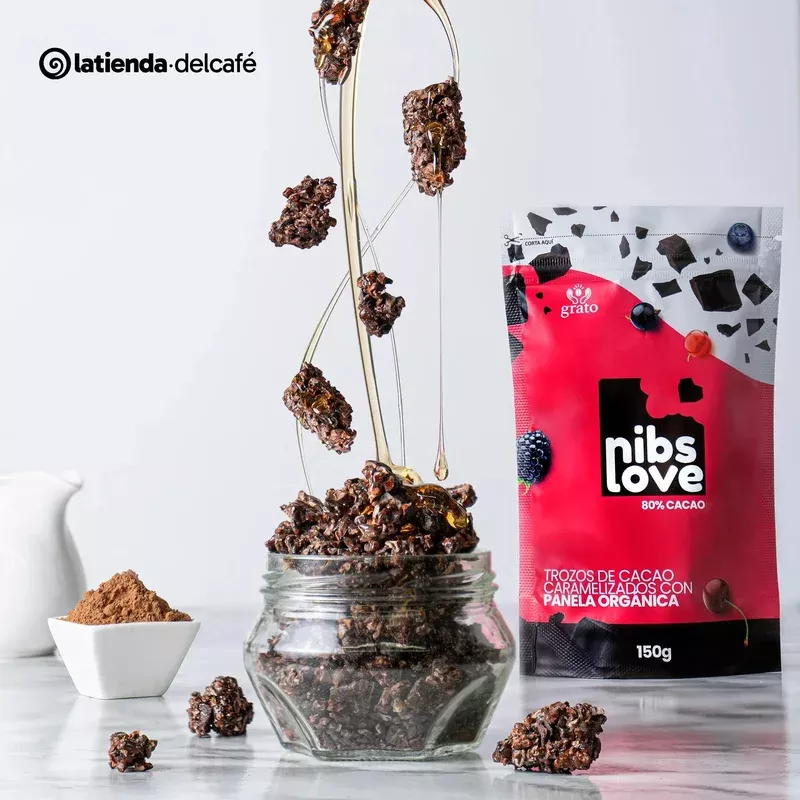 Grato Nibs Love. (Cacao con Panela)