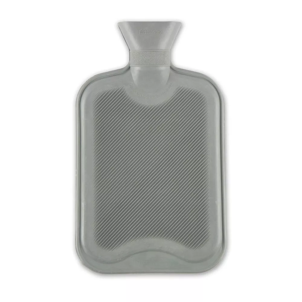Grey Hot Water Bottle 2 Litre