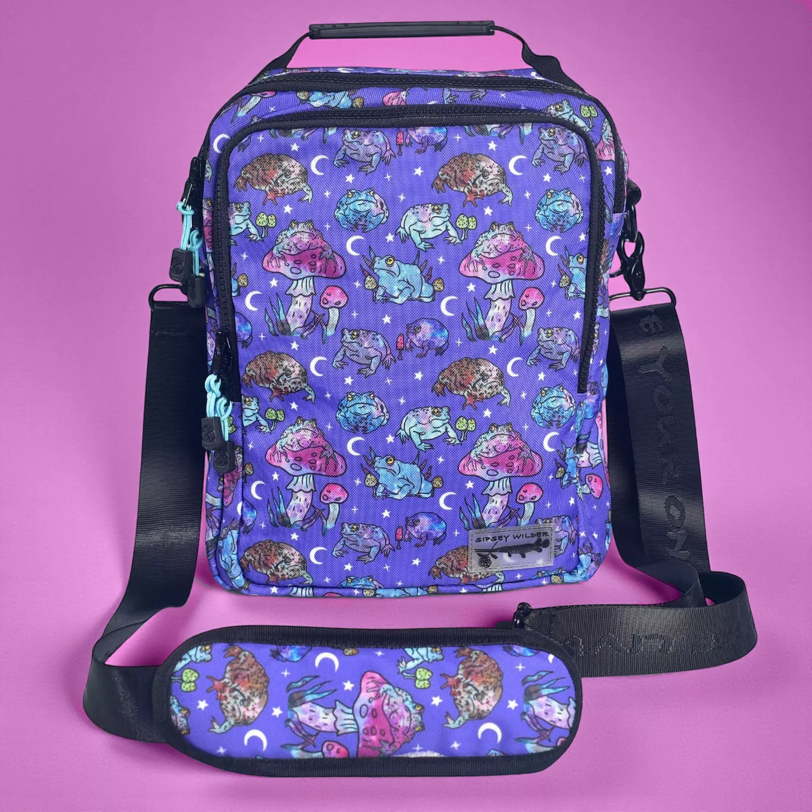 Grumpy Toads Tablet Crossbody