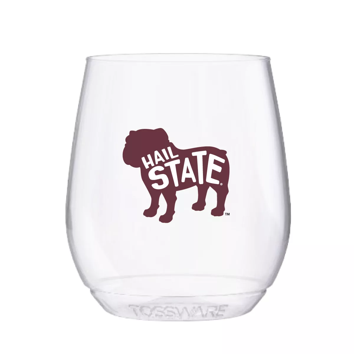 Hail State Dog Shatterproof Wine Glasses