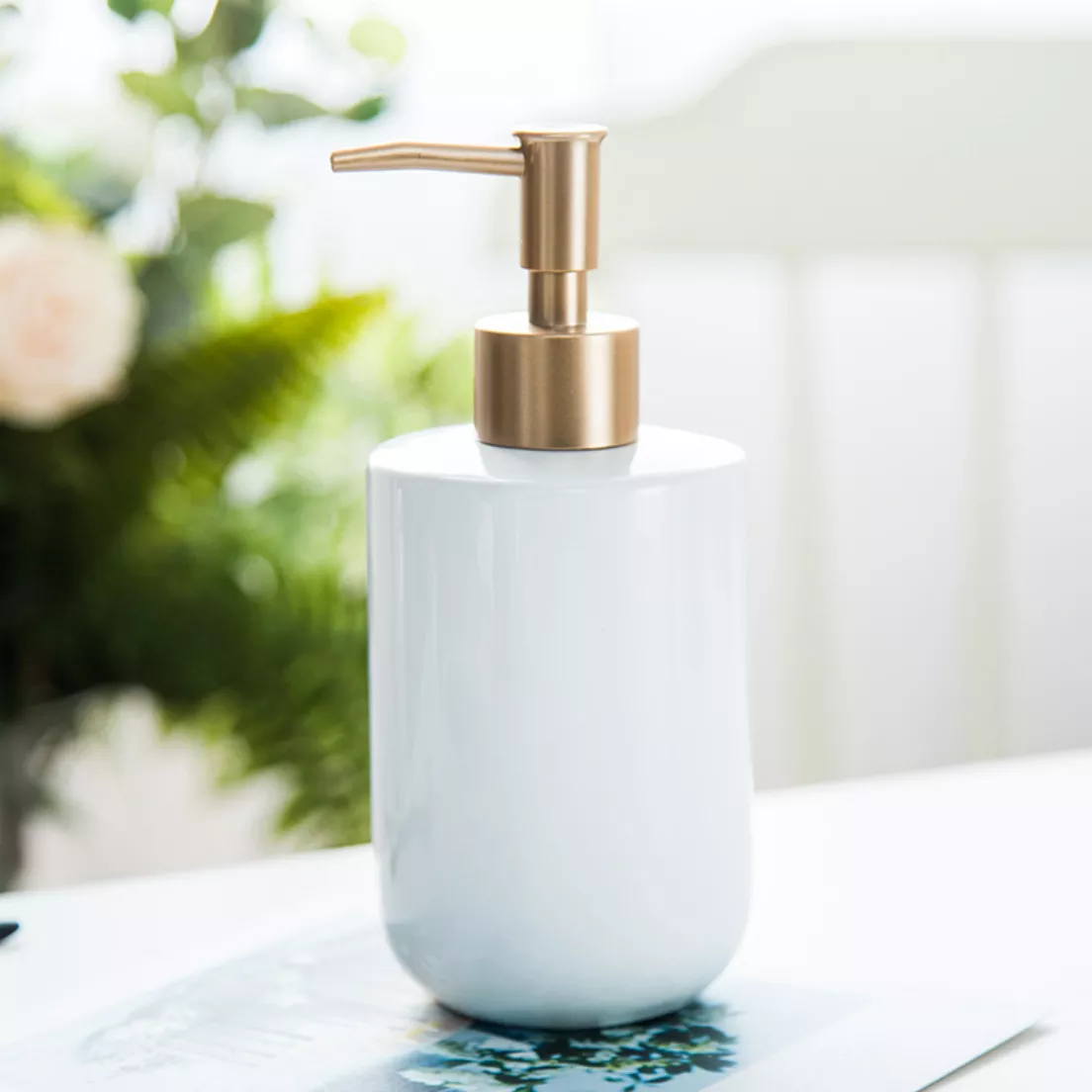 Hand Wash Dispenser Bottle|White&Black