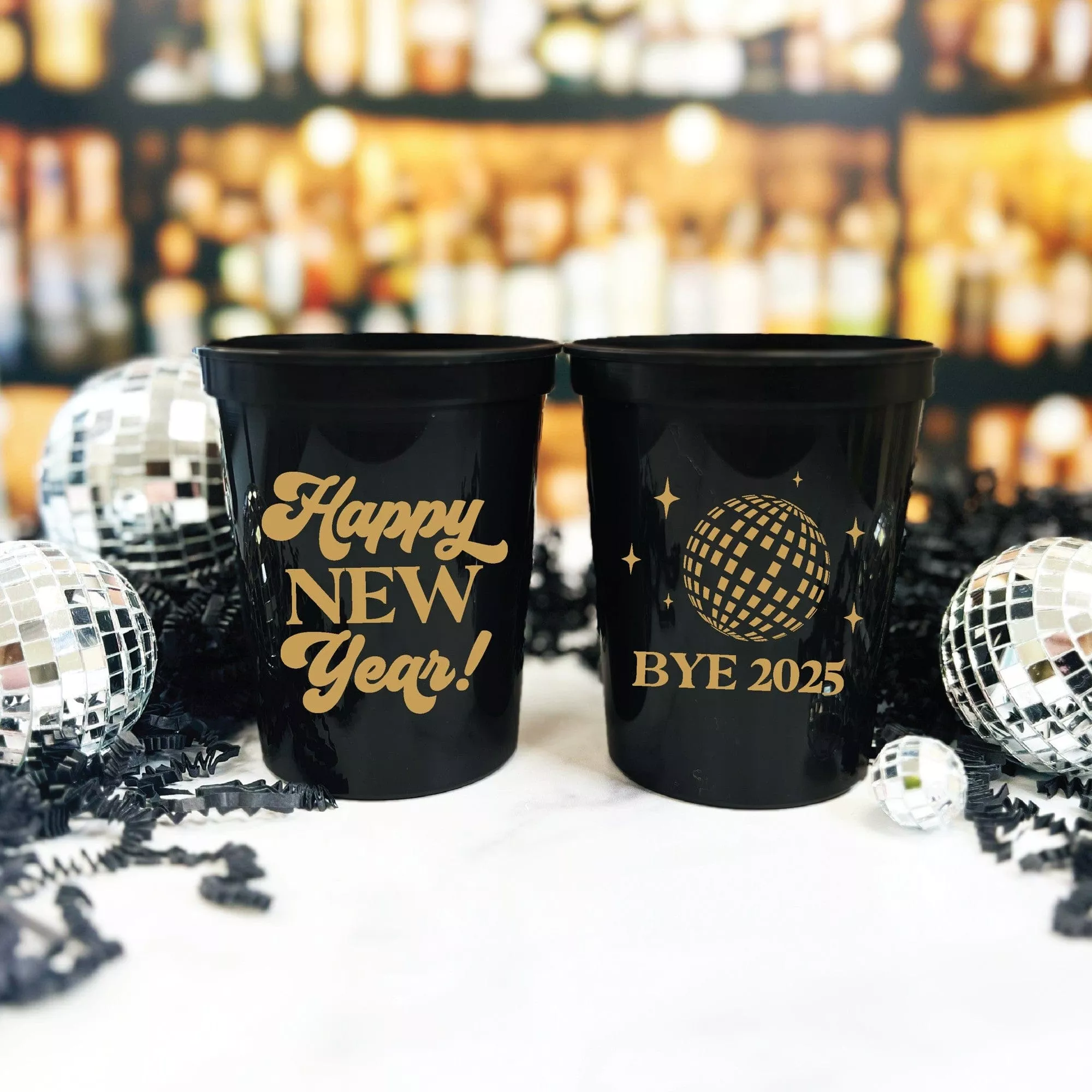 Happy New Year Stadium Cups