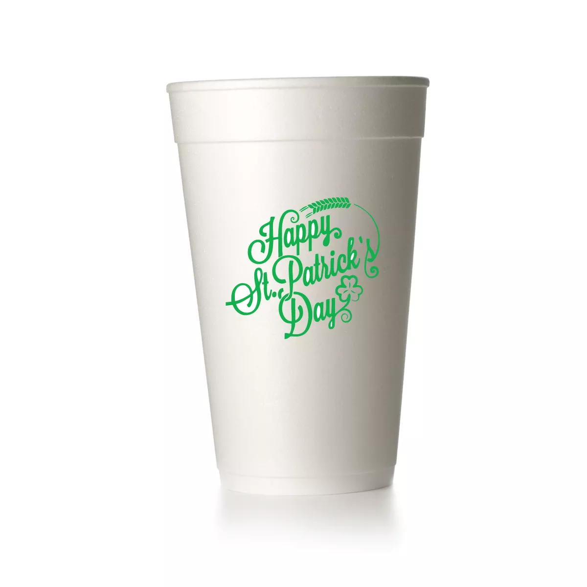 Happy St. Patrick's Day Cups|Foam&Frost Flex