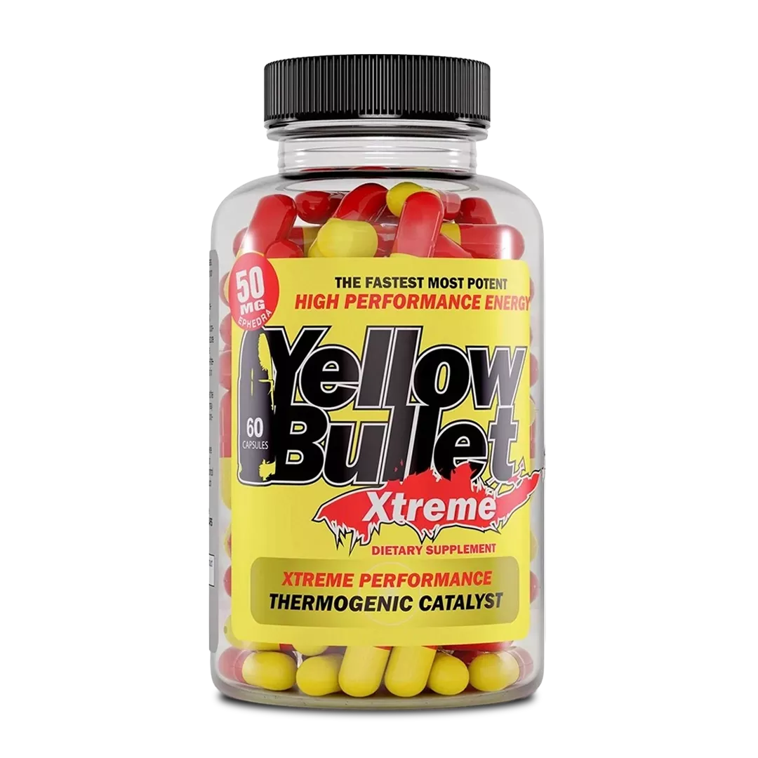 HardRock Supplements - Yellow Bullet Xtreme - 60 Capsules
