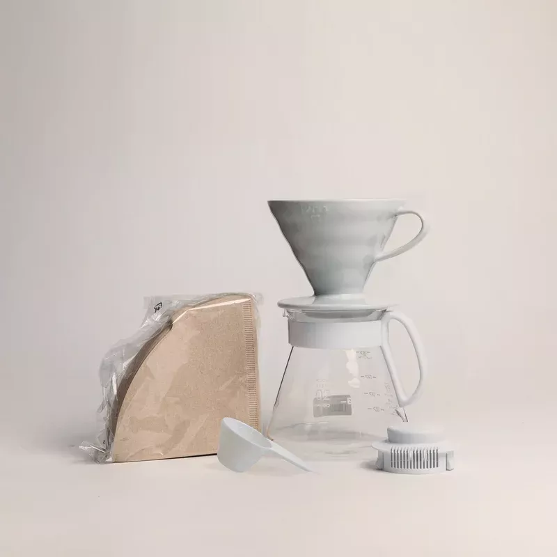 HARIO V60‑02 Ceramic Dripper Set